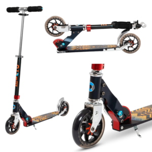 MICRO SCOOTER SPEED+ PATTERN BLACK 2 WHEEL SCOOTER