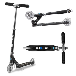 MICRO SPRITE BLACK 2 WHEEL SCOOTER
