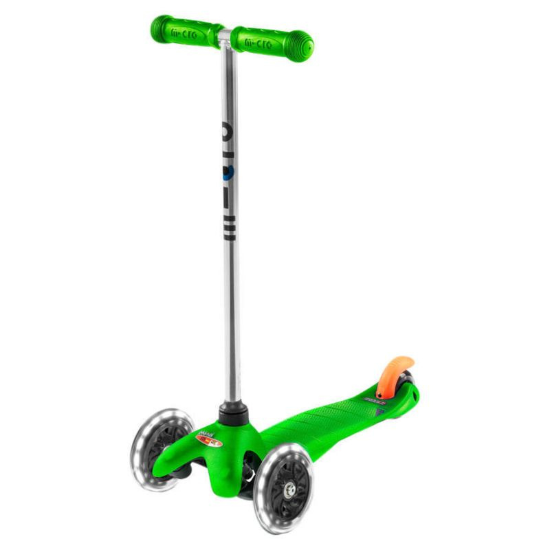 MINI MICRO CLASSIC GREEN (LED) 3 WHEEL SCOOTER - Image 2