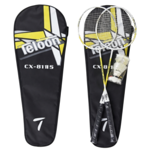 TELOON BADMINTON RACKET 2 PCS+ 2 COCK CX-B198